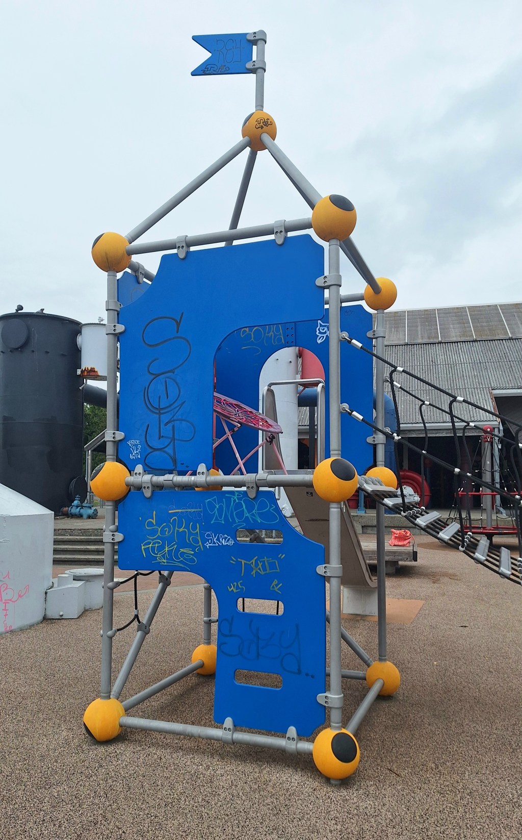 Children’s playground at Gas Works Park gets tagged with&nbsp;profanity