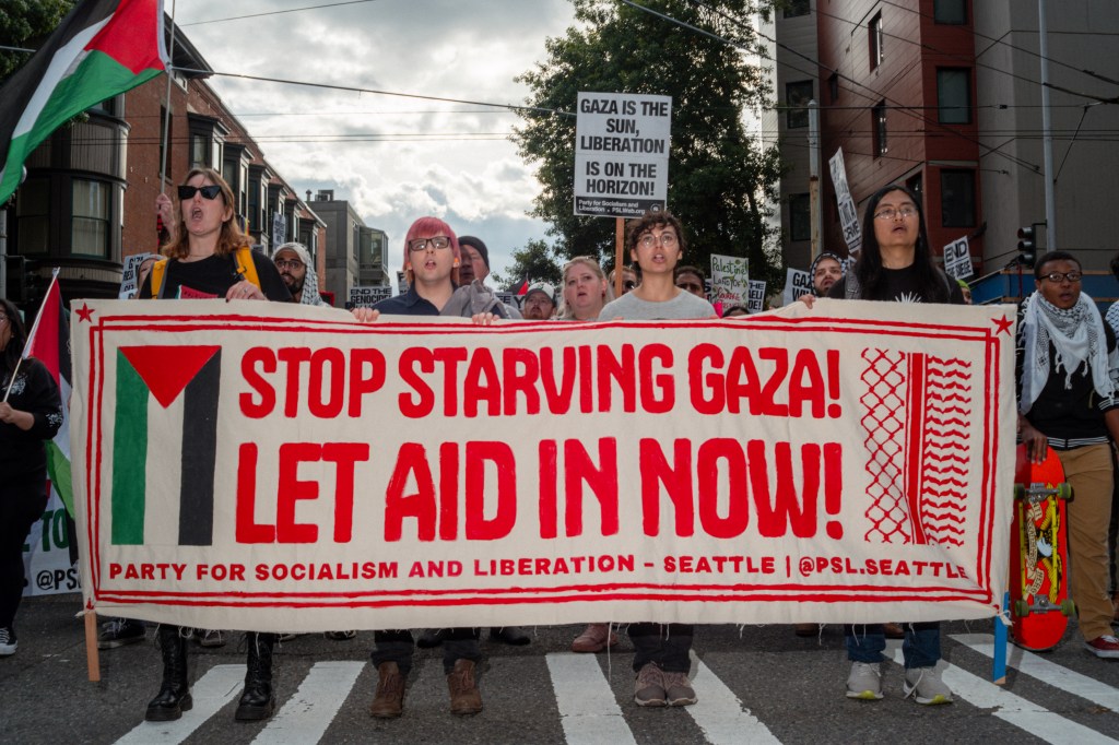 Seattle Palestine protesters shut down&nbsp;streets