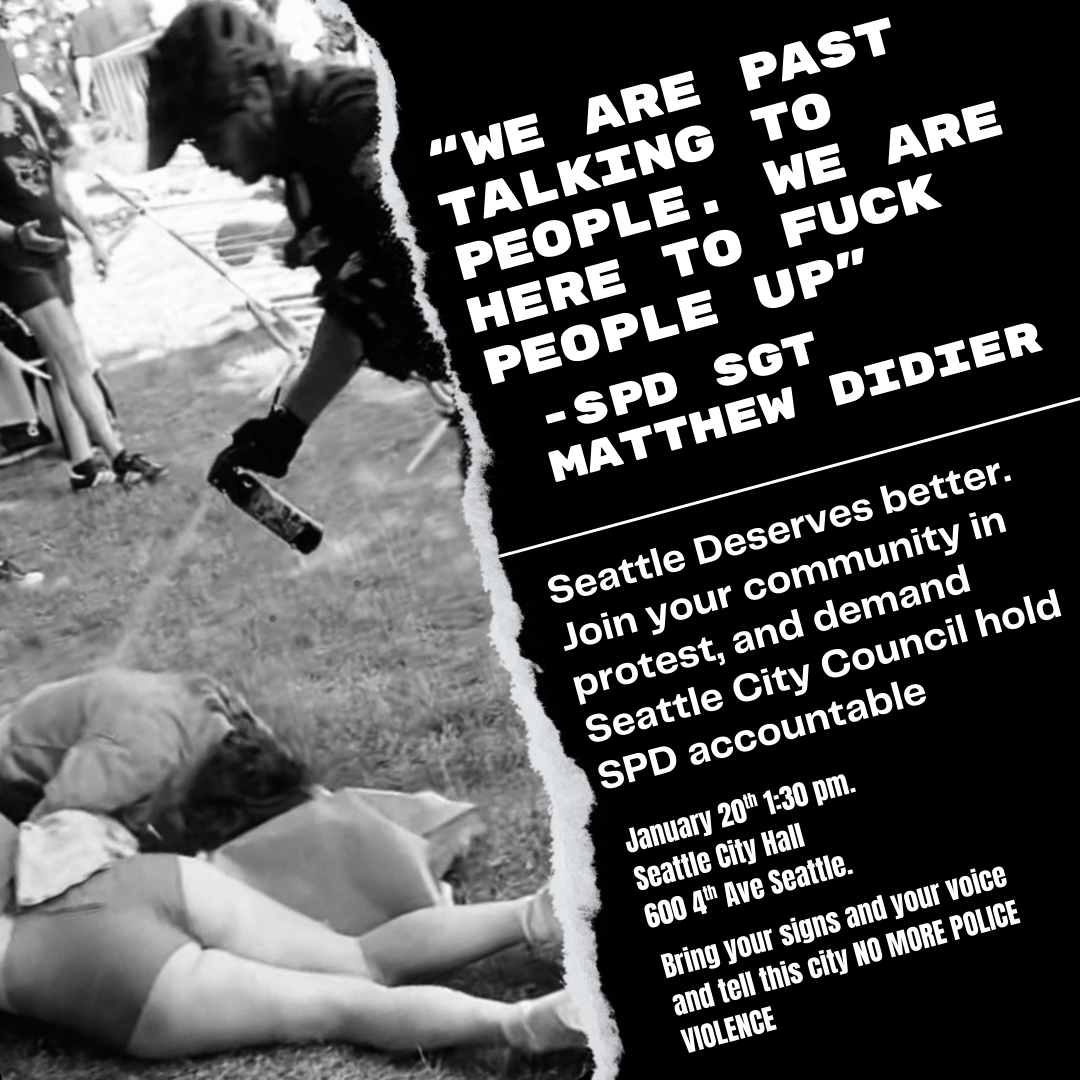 Seattle Police’s May 2025 brutality against Queer community trails into this&nbsp;year