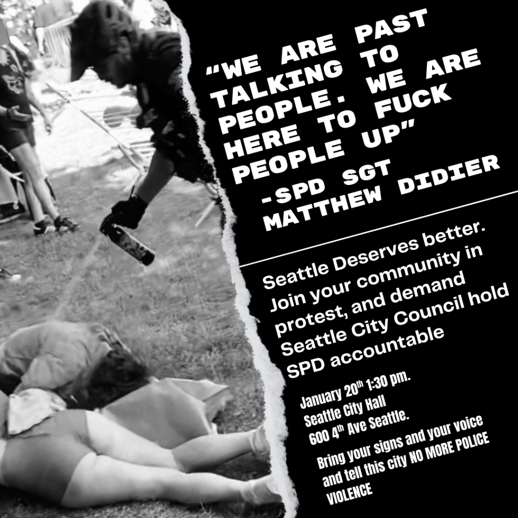 Seattle Police’s May 2025 brutality against Queer community trails into this&nbsp;year