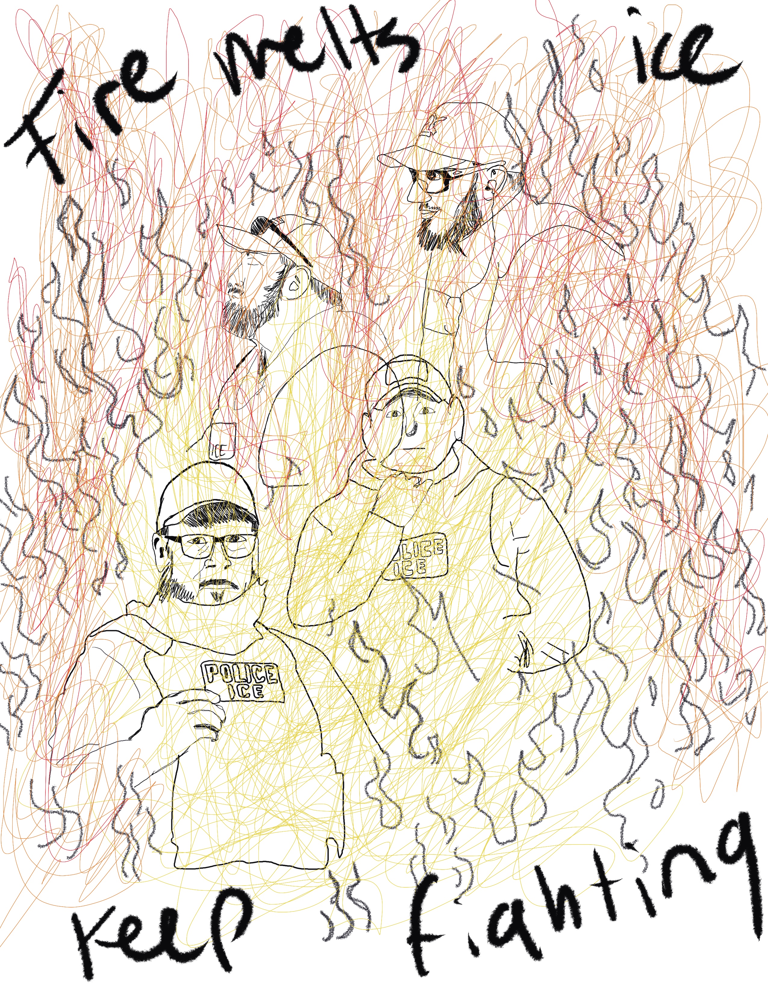 Fire melts ICE– keep&nbsp;fighting