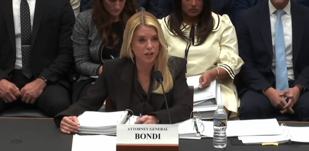 Attorney General Pam Bondi snubs survivors during Epstein Files&nbsp;hearing