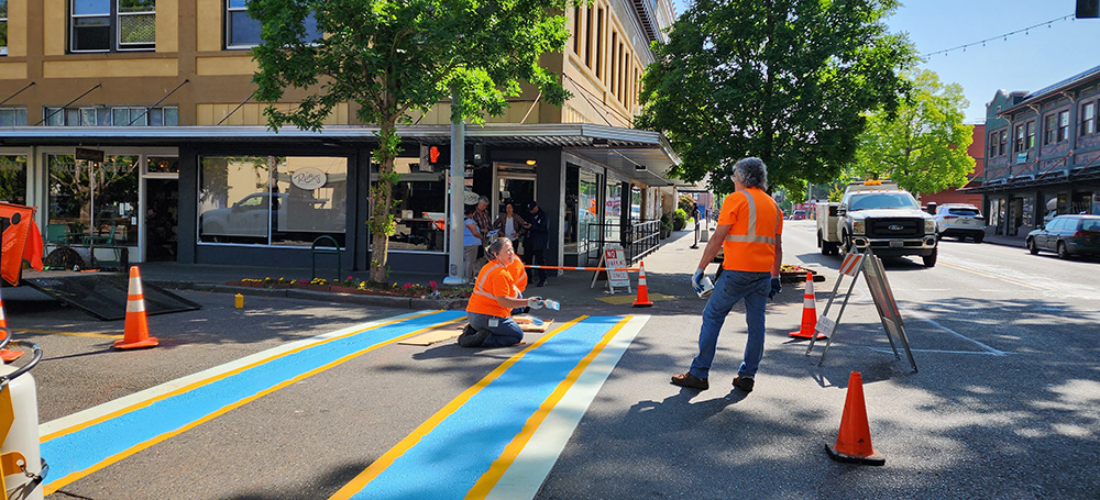 City of Olympia removes Trans and Pride flag crosswalks ahead of TDOV