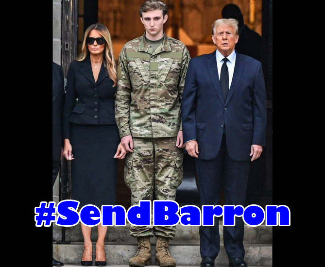 Should Barron Trump be sent to&nbsp;war?