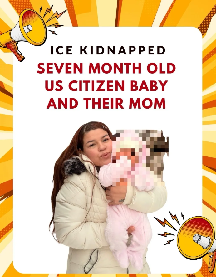 Activists demand action after ICE kidnapped mother and seven-month-old baby during&nbsp;check-in