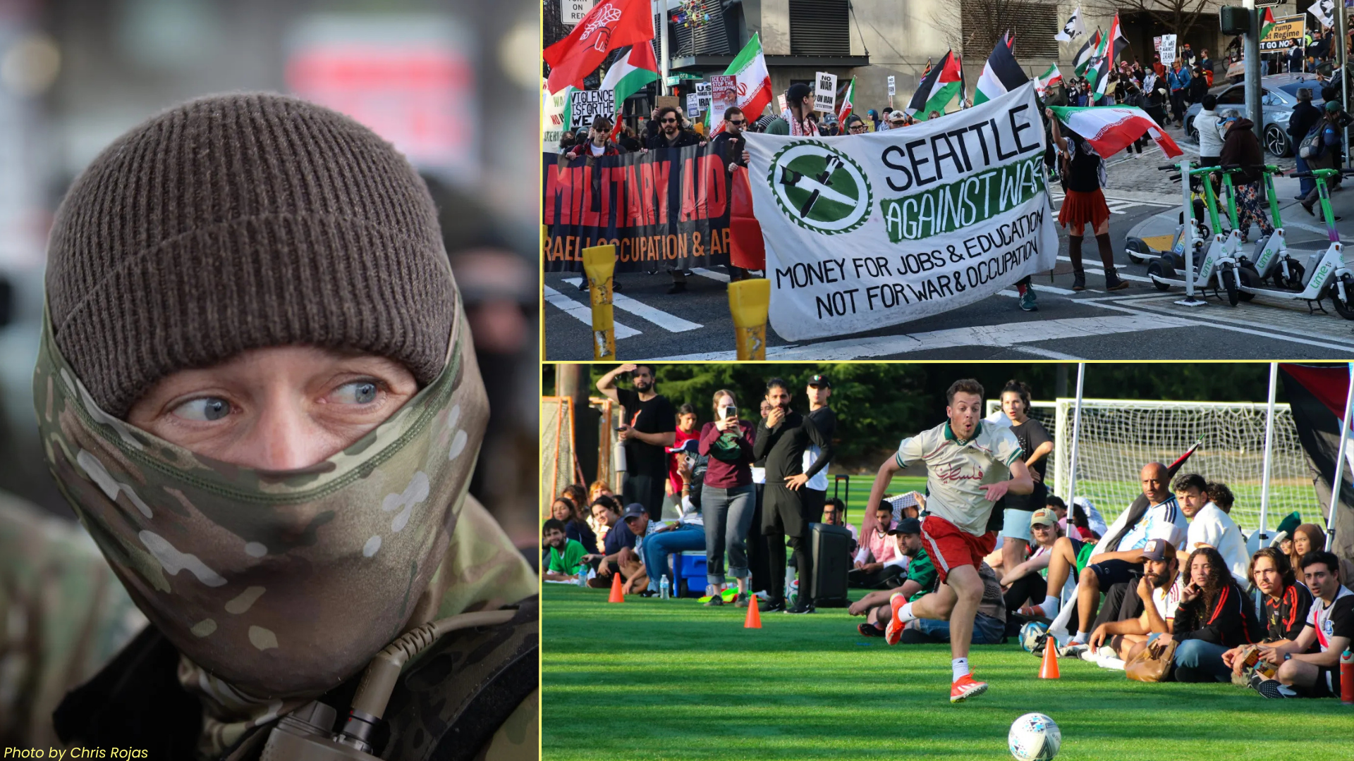 TtS weekly round-up Sept. 1-7: vandal destroys Olympia’s Free Palestine mural, “historic surge” in ICE kidnappings, Fedayeen Football League&nbsp;tournament