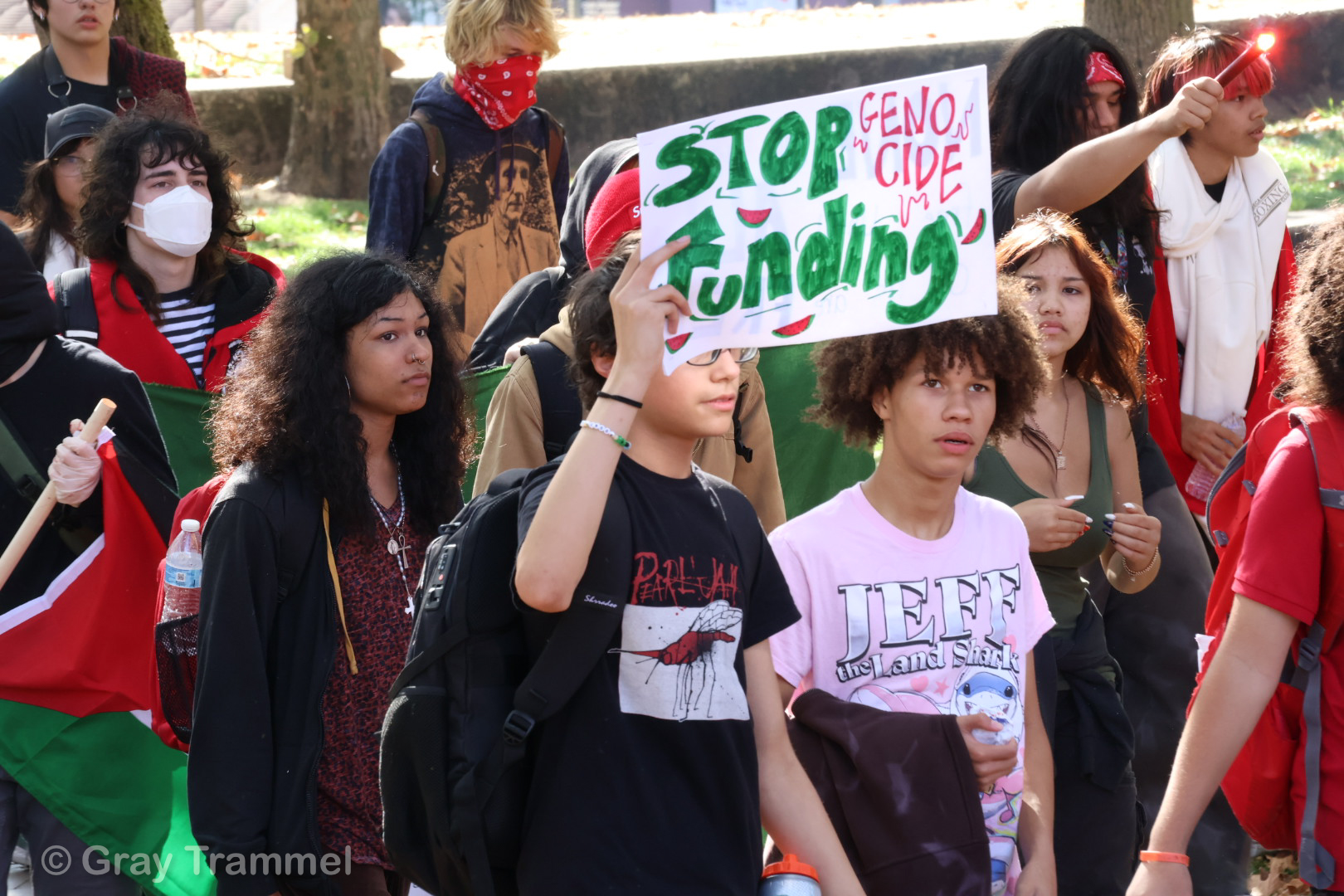 Photos: Oct. 7 walk-out and march